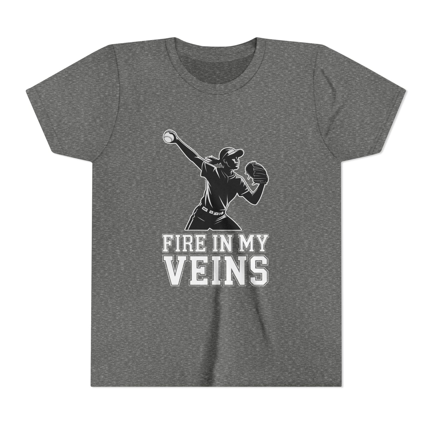 Fire In My Veins Youth Short Sleeve Tee