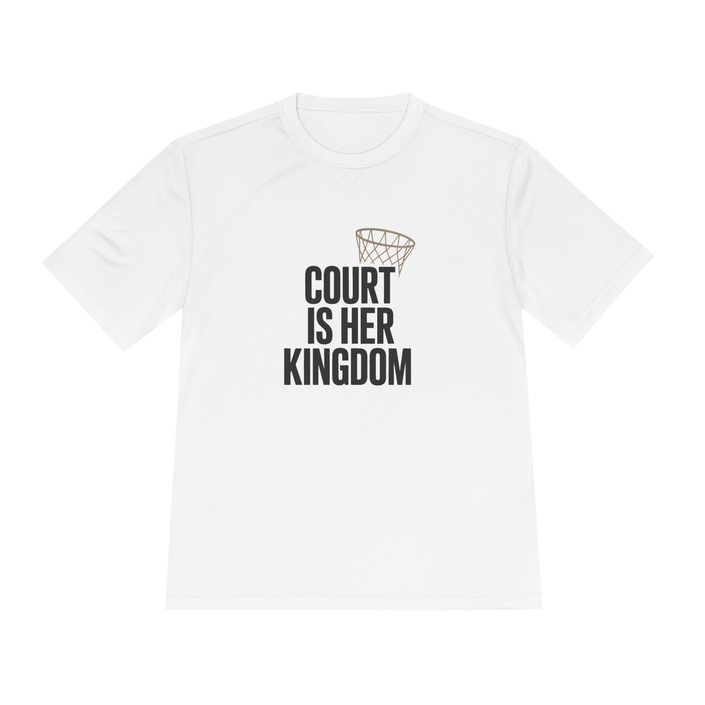 Court Is Her Kingdom Unisex Moisture Wicking Tee