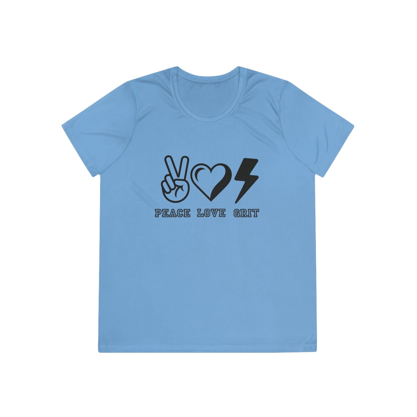 Peace, Love, Grit  Ladies Competitor Tee