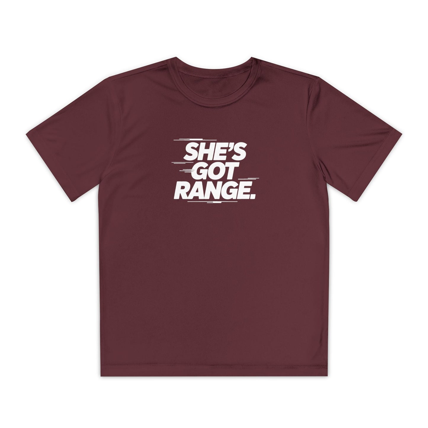 She's Got Range Youth Moisture Wicking Tee