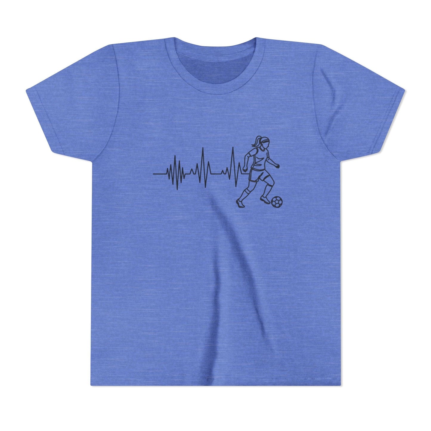 Soccer Heartbeat Youth Short Sleeve Tee