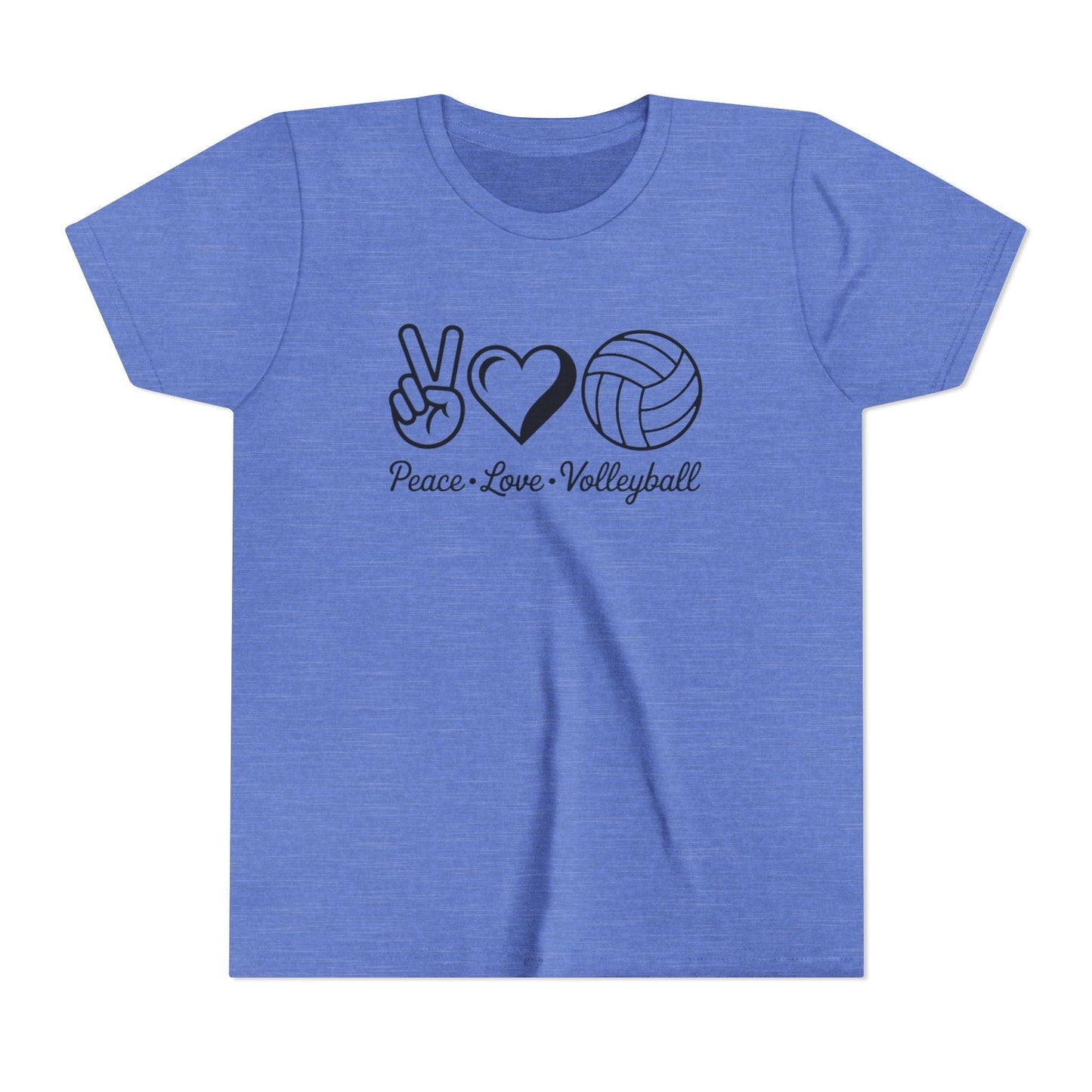 Peace • Love • Volleyball Youth Short Sleeve Tee