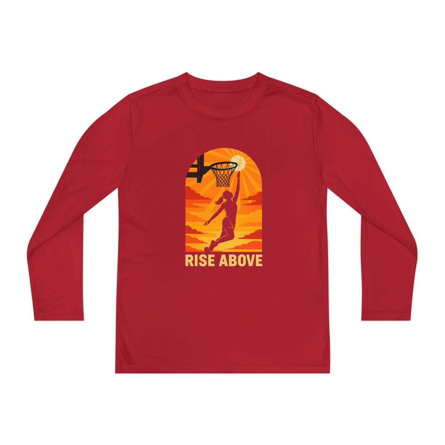 Rise Above Youth Long Sleeve Competitor Tee