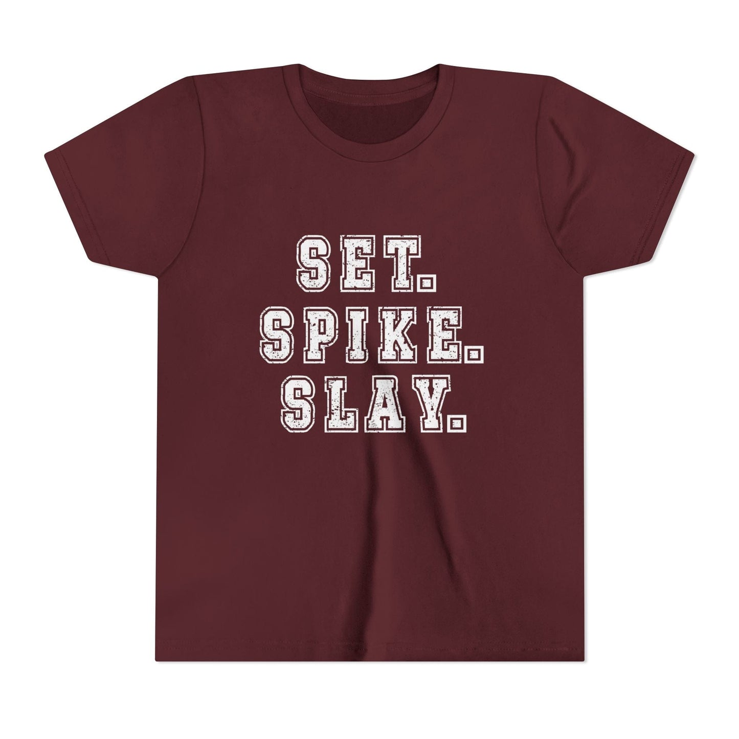 Set.Spike.Slay Youth Short Sleeve Tee