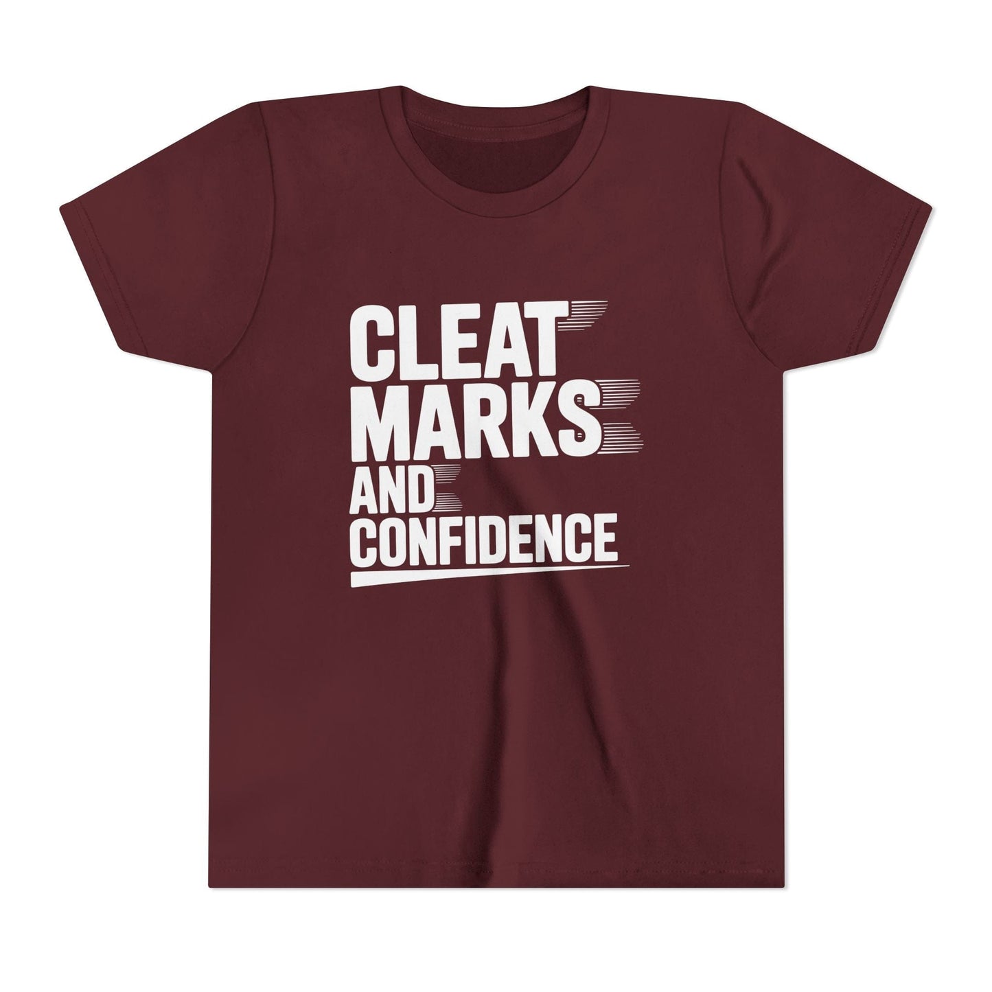 Cleat Marks And Confidence Youth Short Sleeve Tee