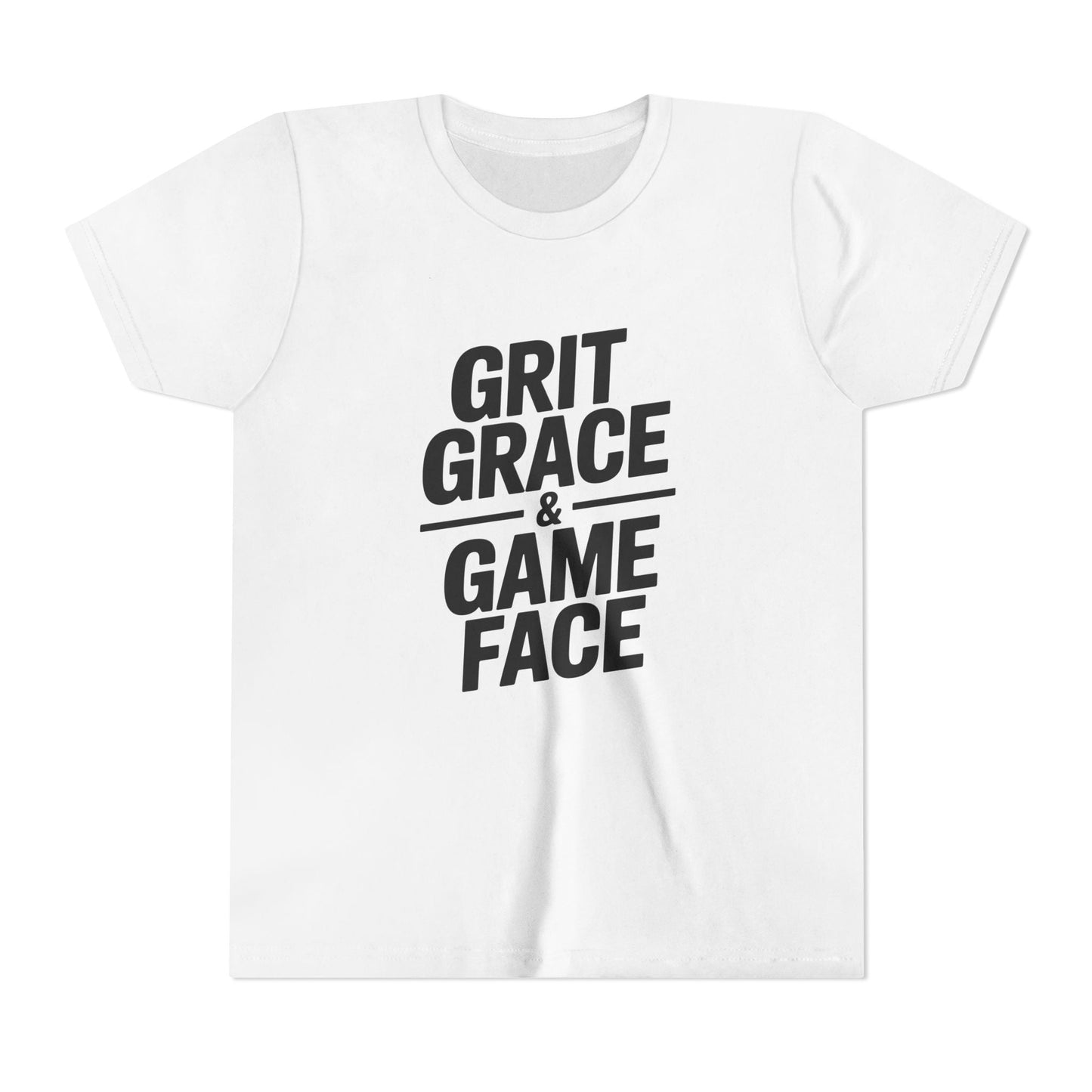Grit, Grace, And Game Face Youth Short Sleeve Tee
