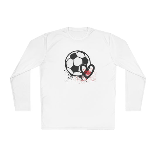 Soccer Is Her Heartbeat  Lightweight Long Sleeve Tee