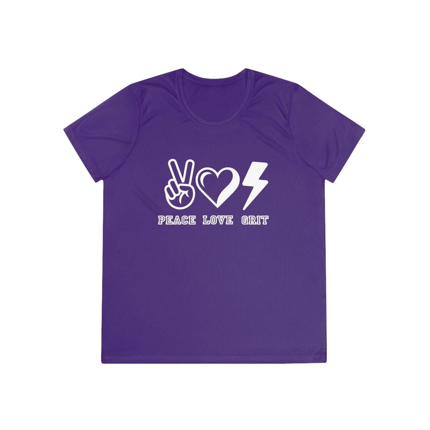 Peace, Love, Grit  Ladies Competitor Tee
