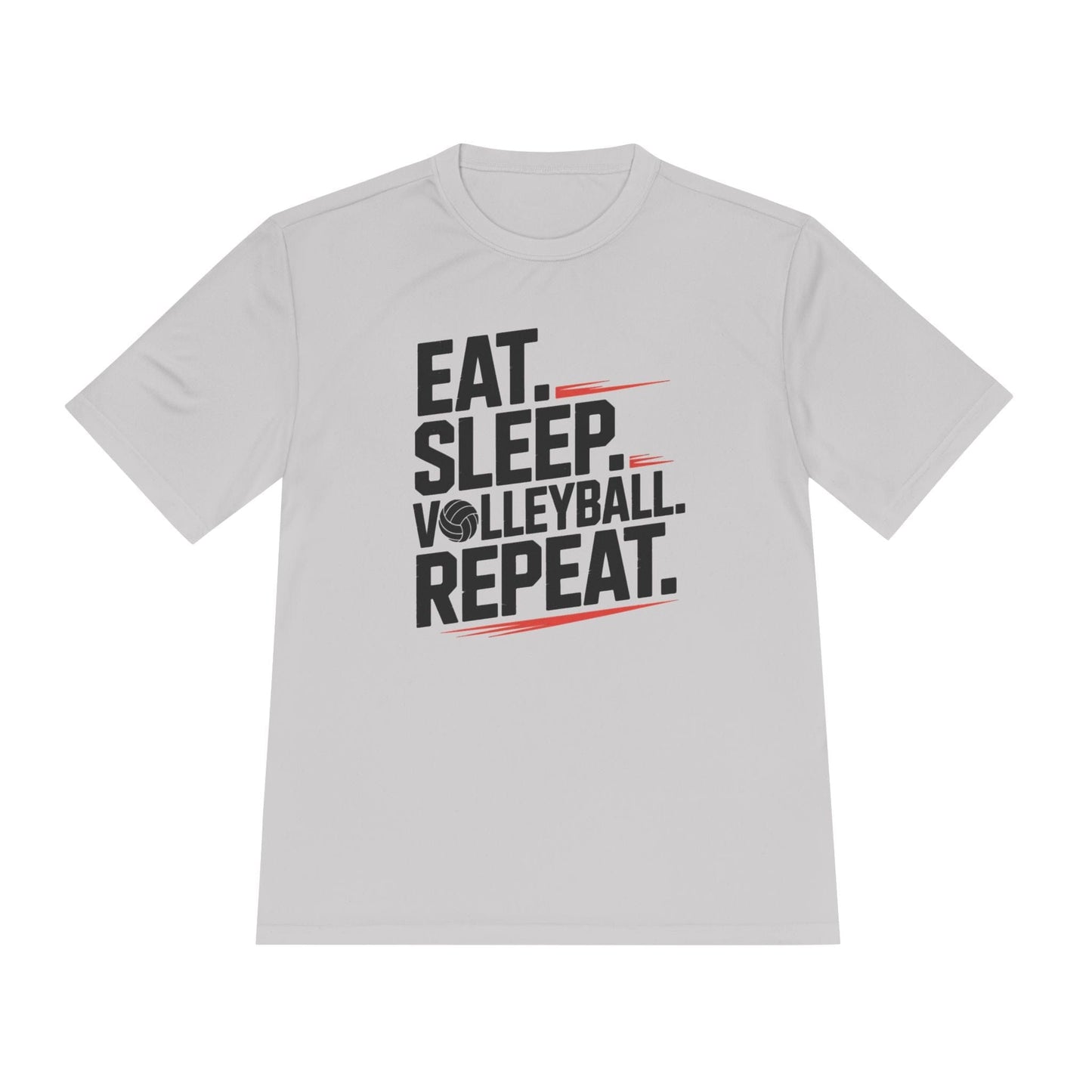 Eat.Sleep.Volleyball.Repeat Unisex Moisture Wicking Tee