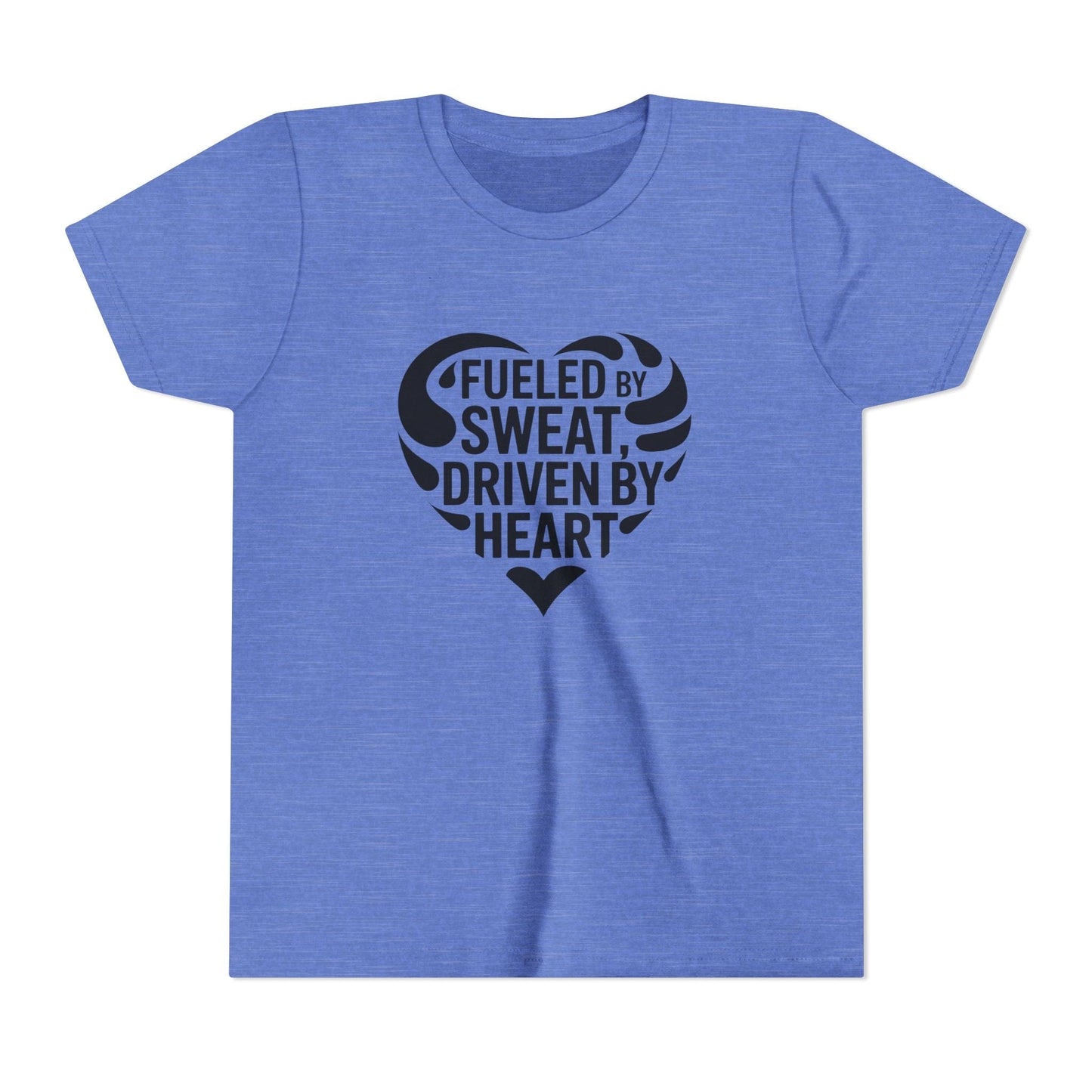Fueled by Sweat, Driven by Heart Youth Short Sleeve Tee
