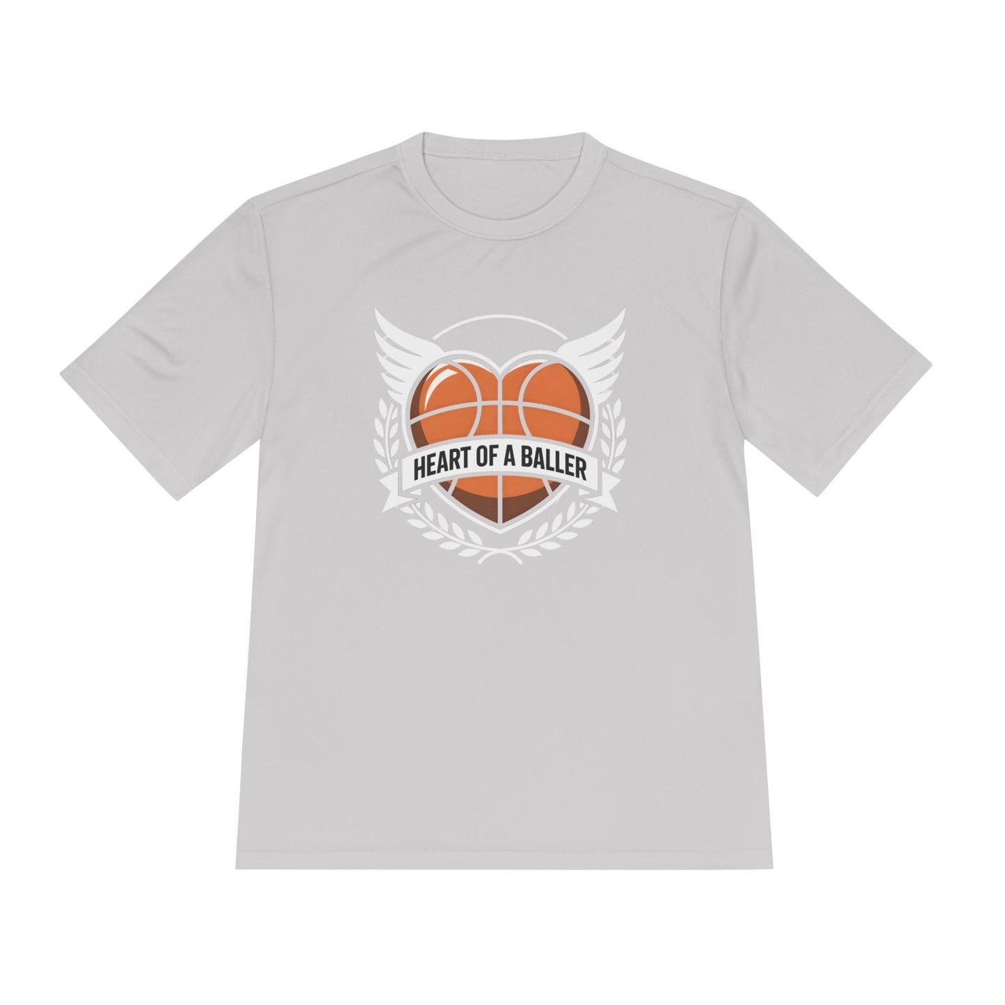 Heart Of A Baller-Basketball  Unisex Moisture Wicking Tee