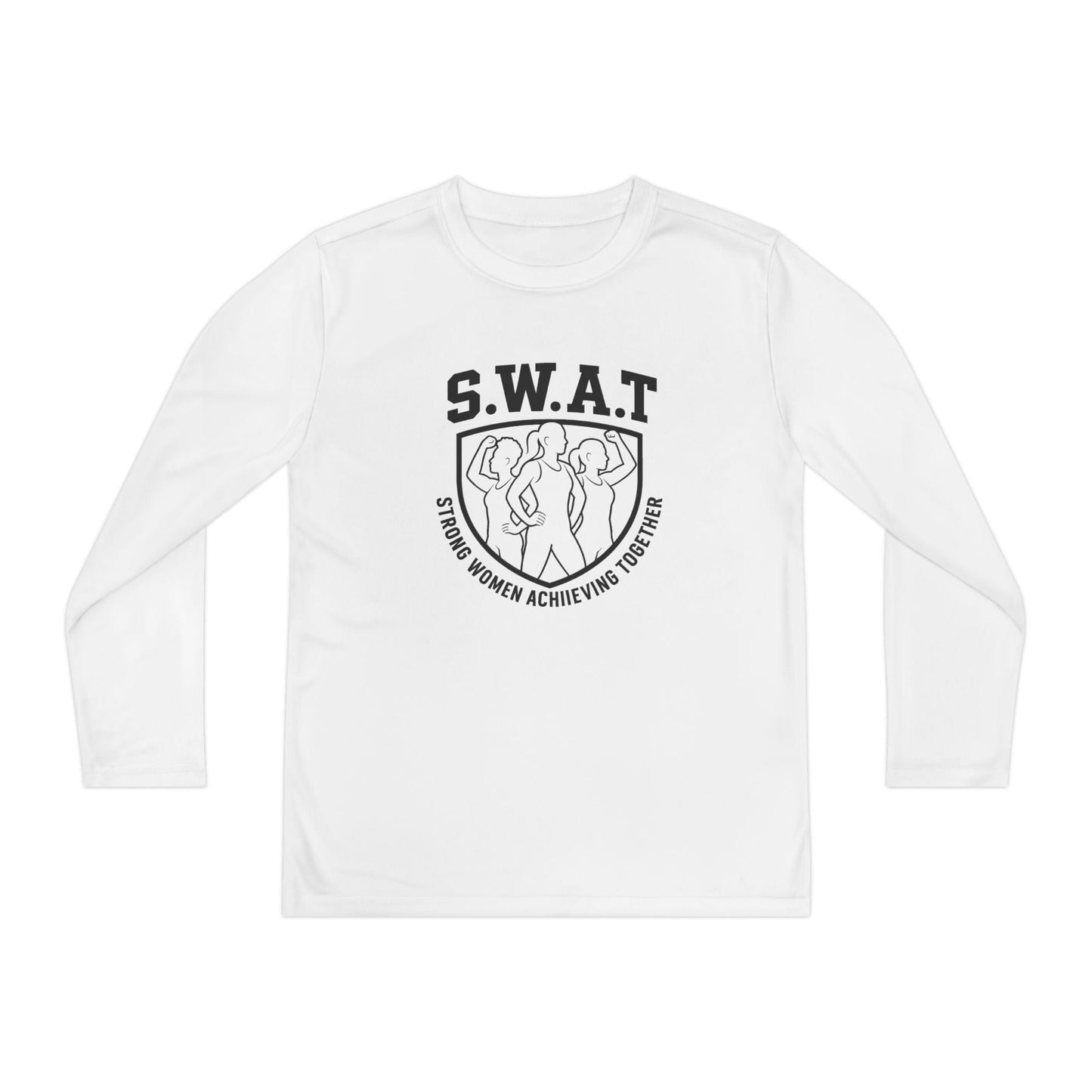 S.W.A.T – Strong Women Achieving Together Youth Long Sleeve Competitor Tee