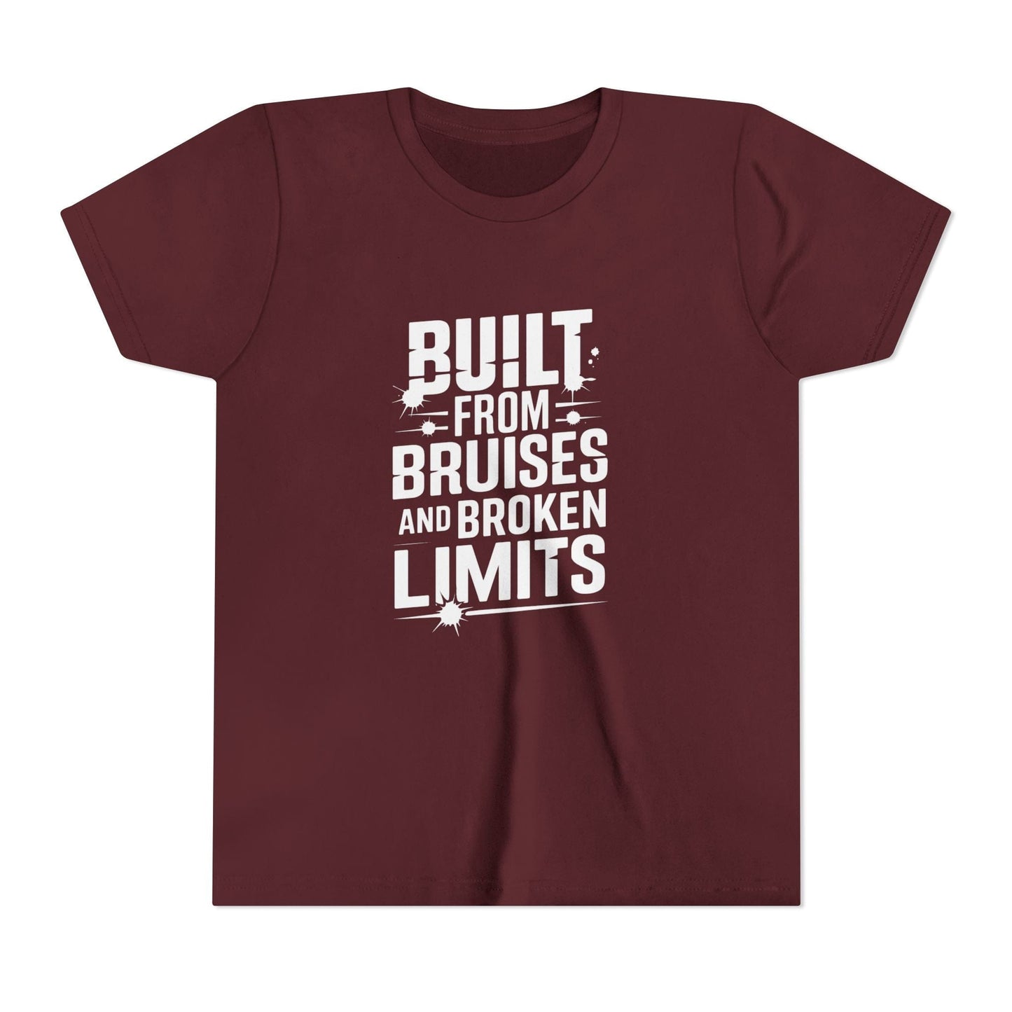 Built From Bruises And Broken Limits Youth Short Sleeve Tee
