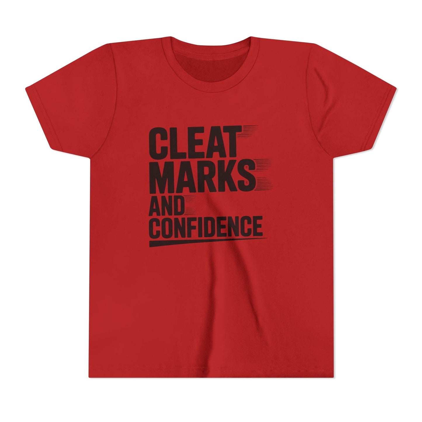 Cleat Marks And Confidence Youth Short Sleeve Tee
