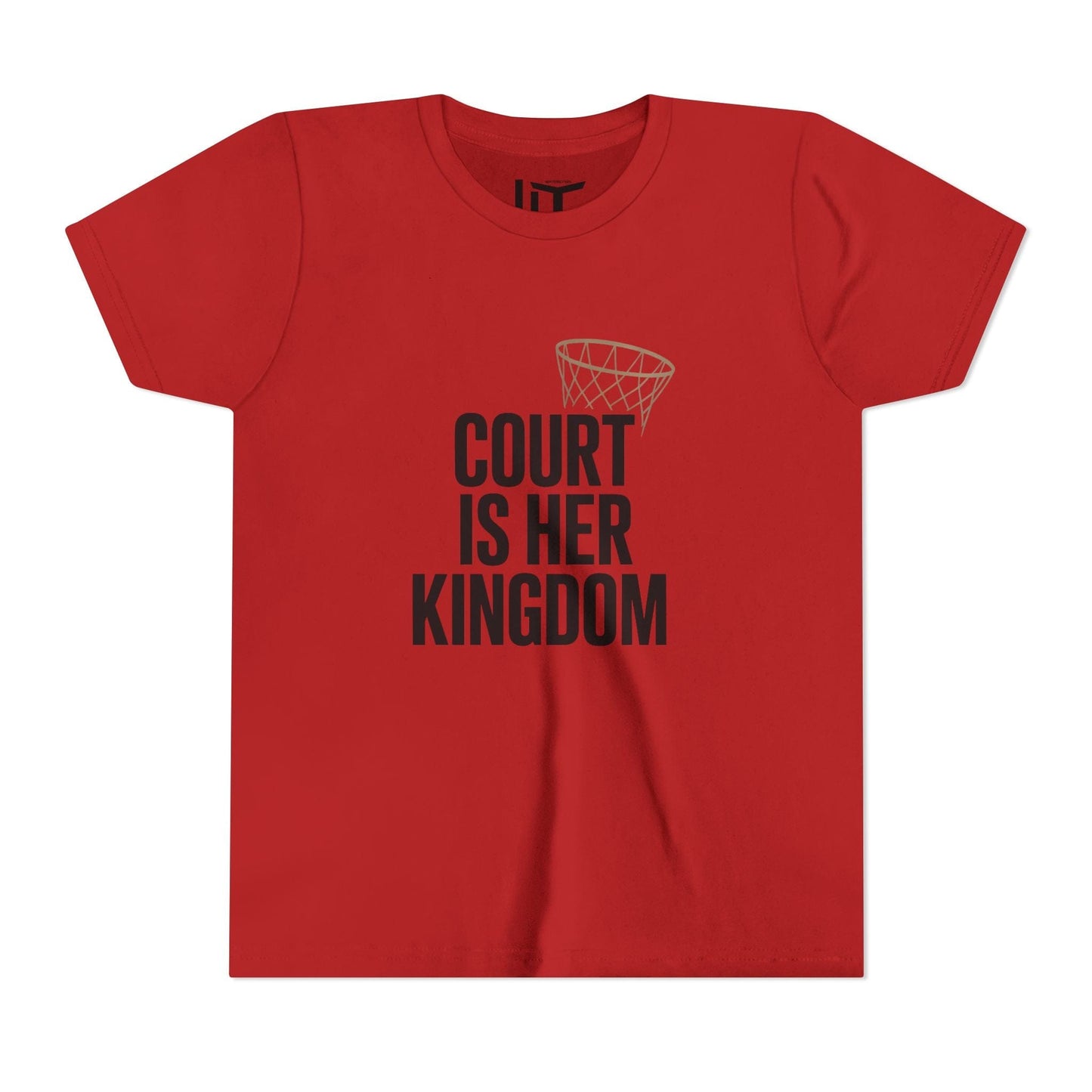 Court Is Her Kingdom Youth Short Sleeve Tee