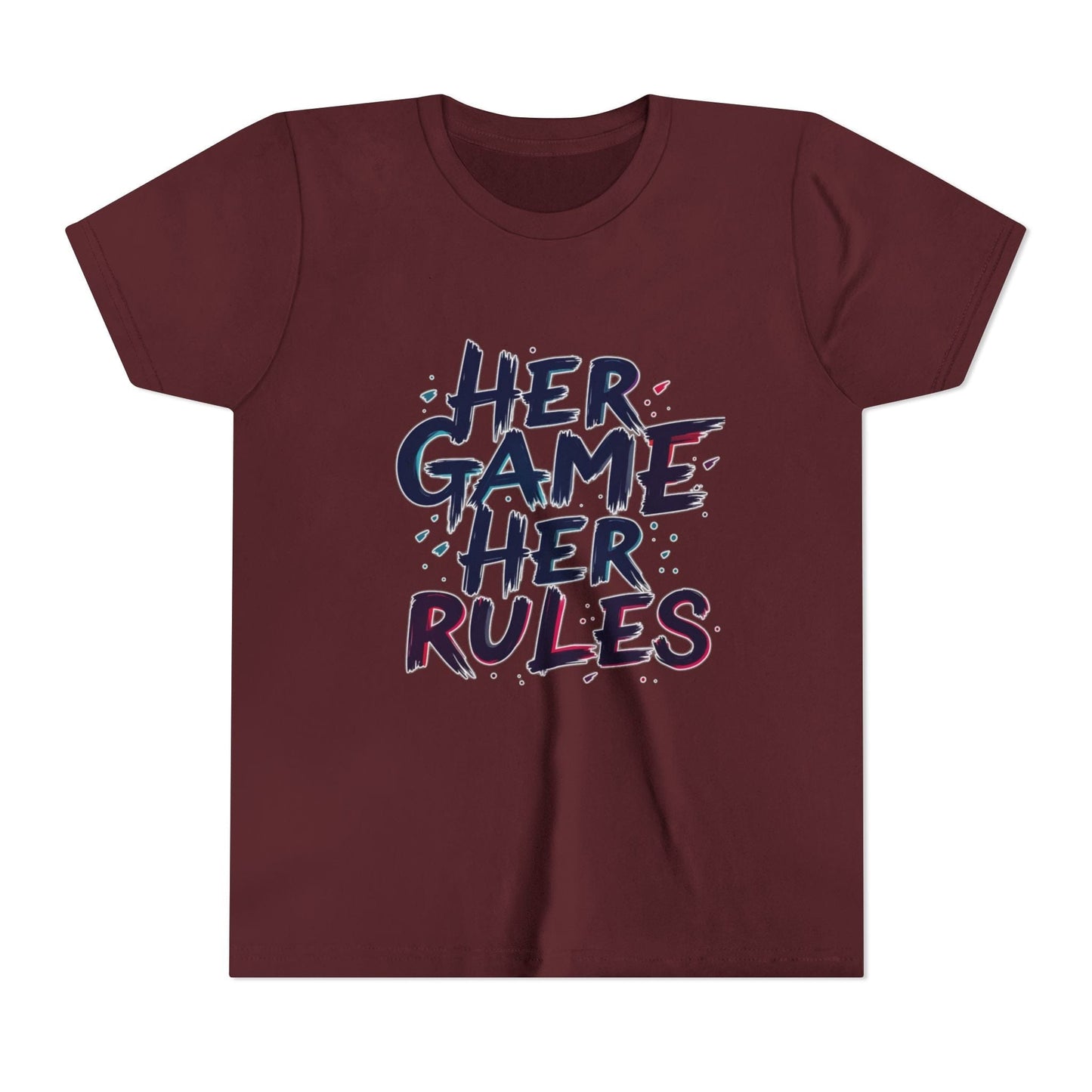 Her Game, Her Rules Youth Short Sleeve Tee
