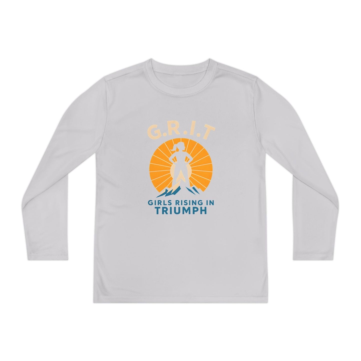 Girls Rising In Triumph Youth Long Sleeve Competitor Tee