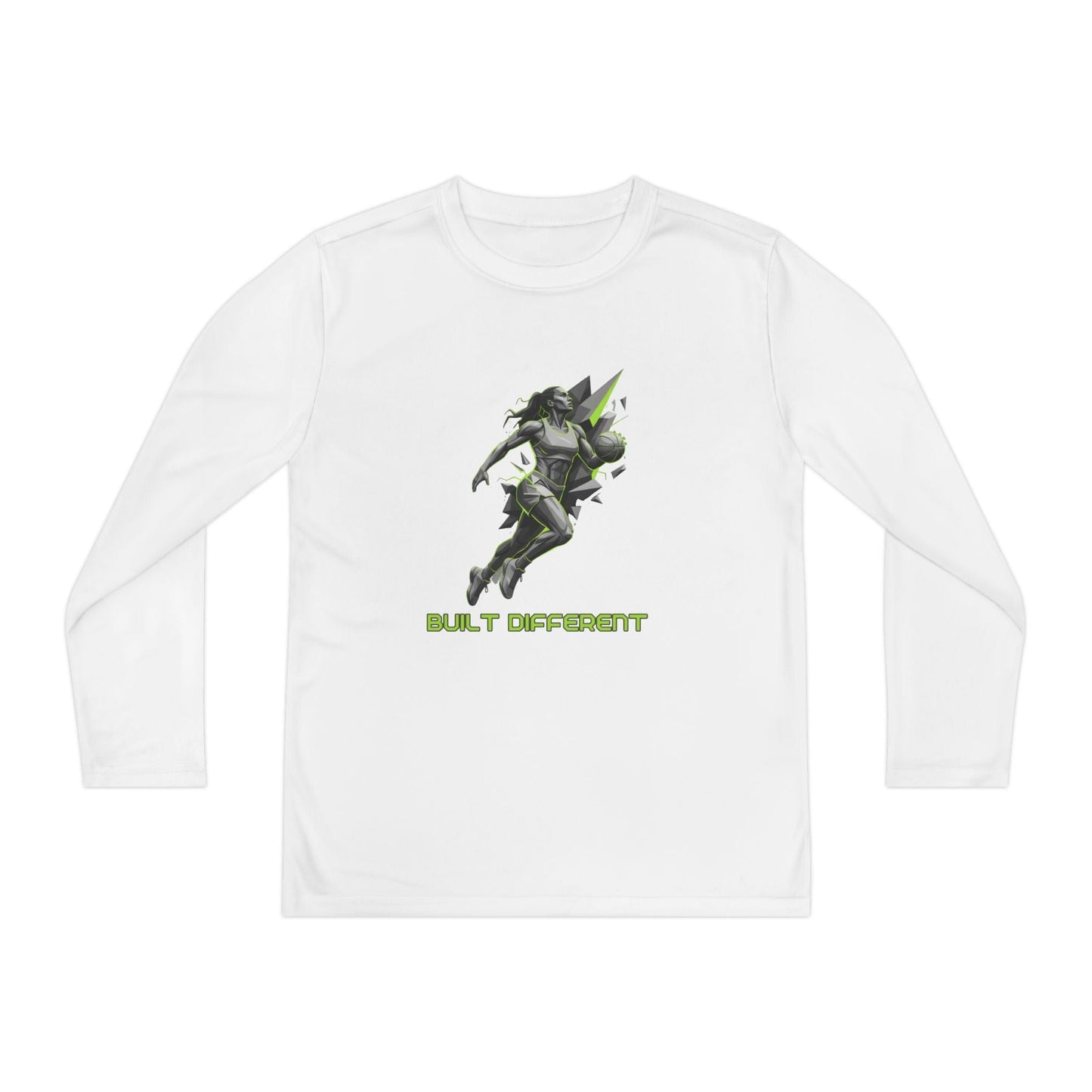 Built Different Youth Long Sleeve Competitor Tee