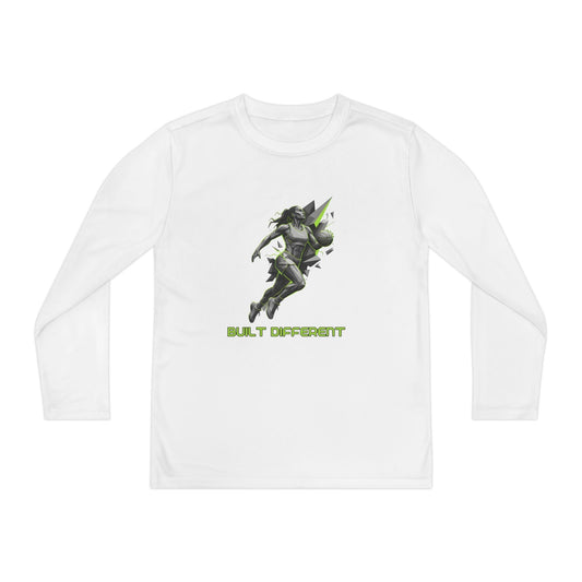 Built Different Youth Long Sleeve Competitor Tee