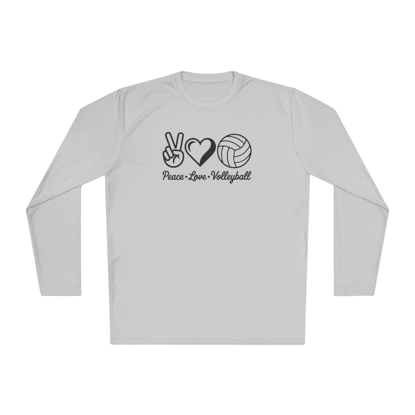 Peace • Love • Volleyball Lightweight Long Sleeve Tee