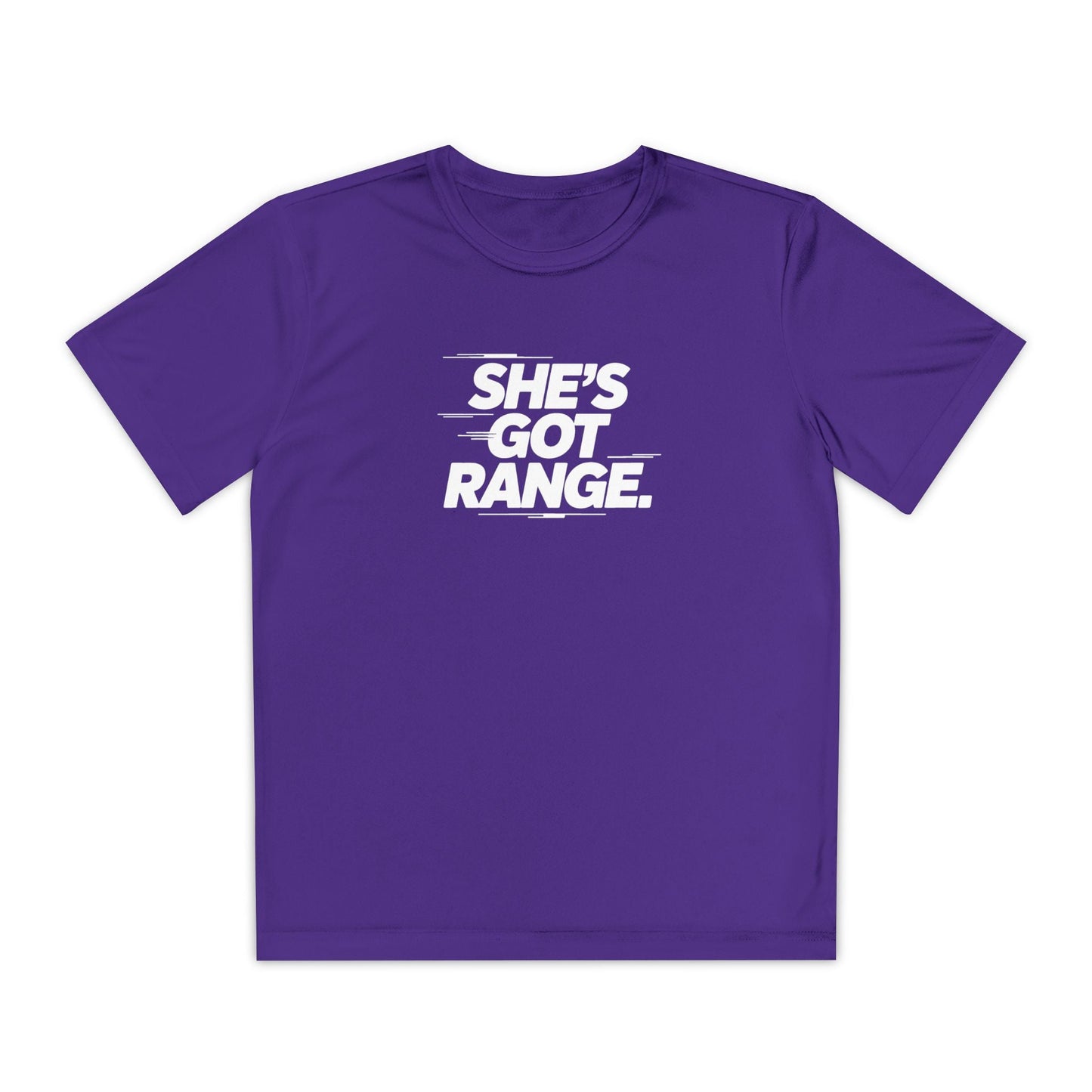 She's Got Range Youth Moisture Wicking Tee