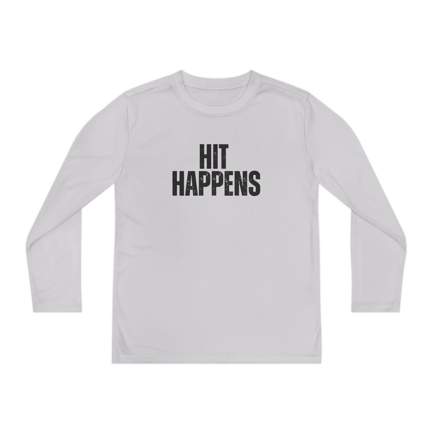 Hit Happens Youth Long Sleeve Competitor Tee
