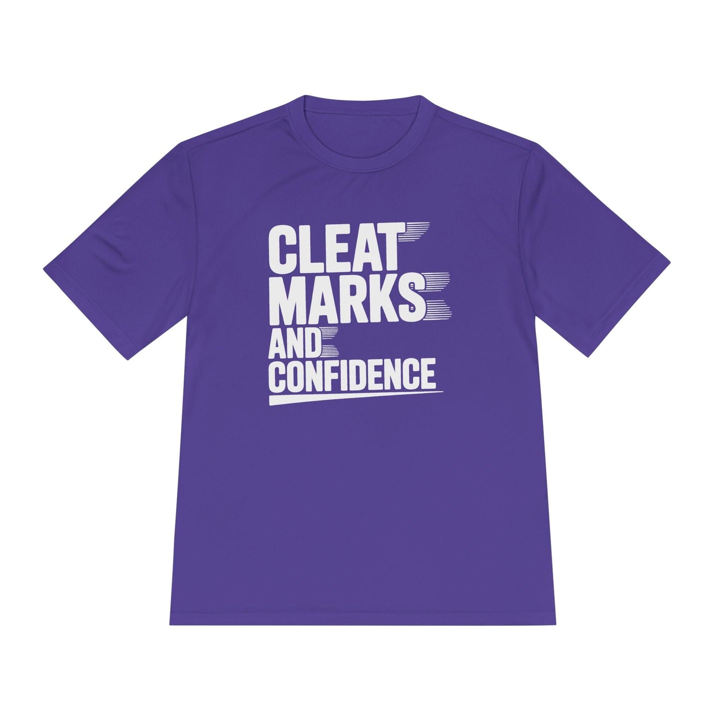 Cleat Marks And Confidence Unisex Moisture Wicking Tee
