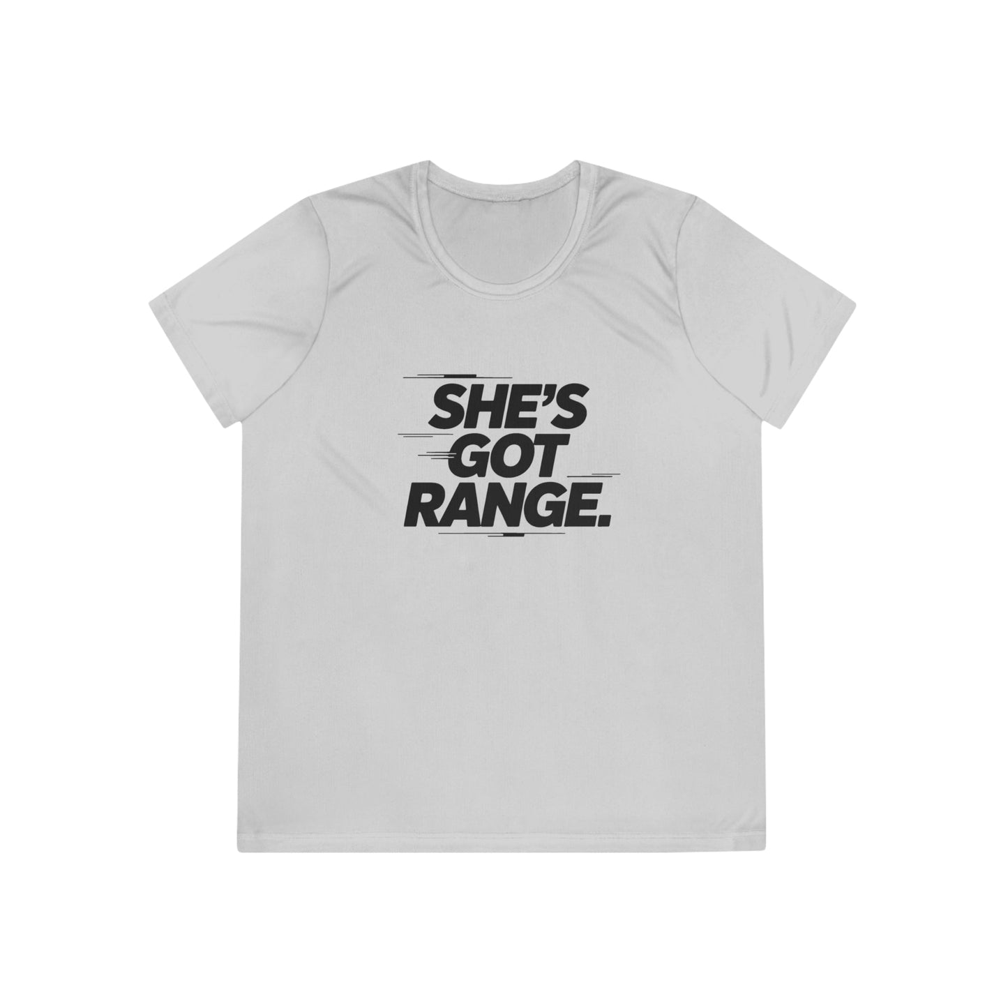 She's Got Range Ladies Moisture Wicking Tee