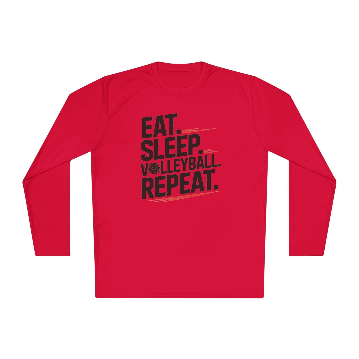 Eat.Sleep.Volleyball.Repeat Lightweight Long Sleeve Tee