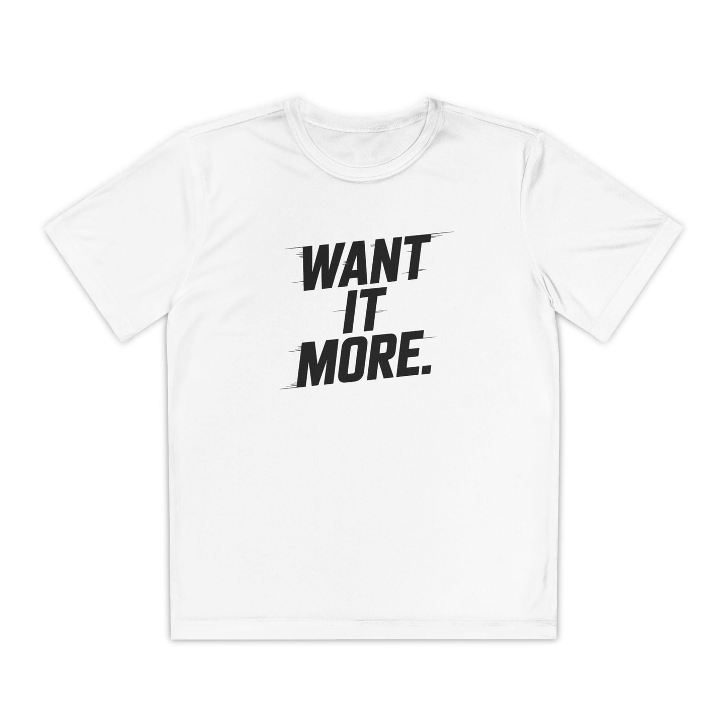 Want It More Youth Moisture Wicking Tee