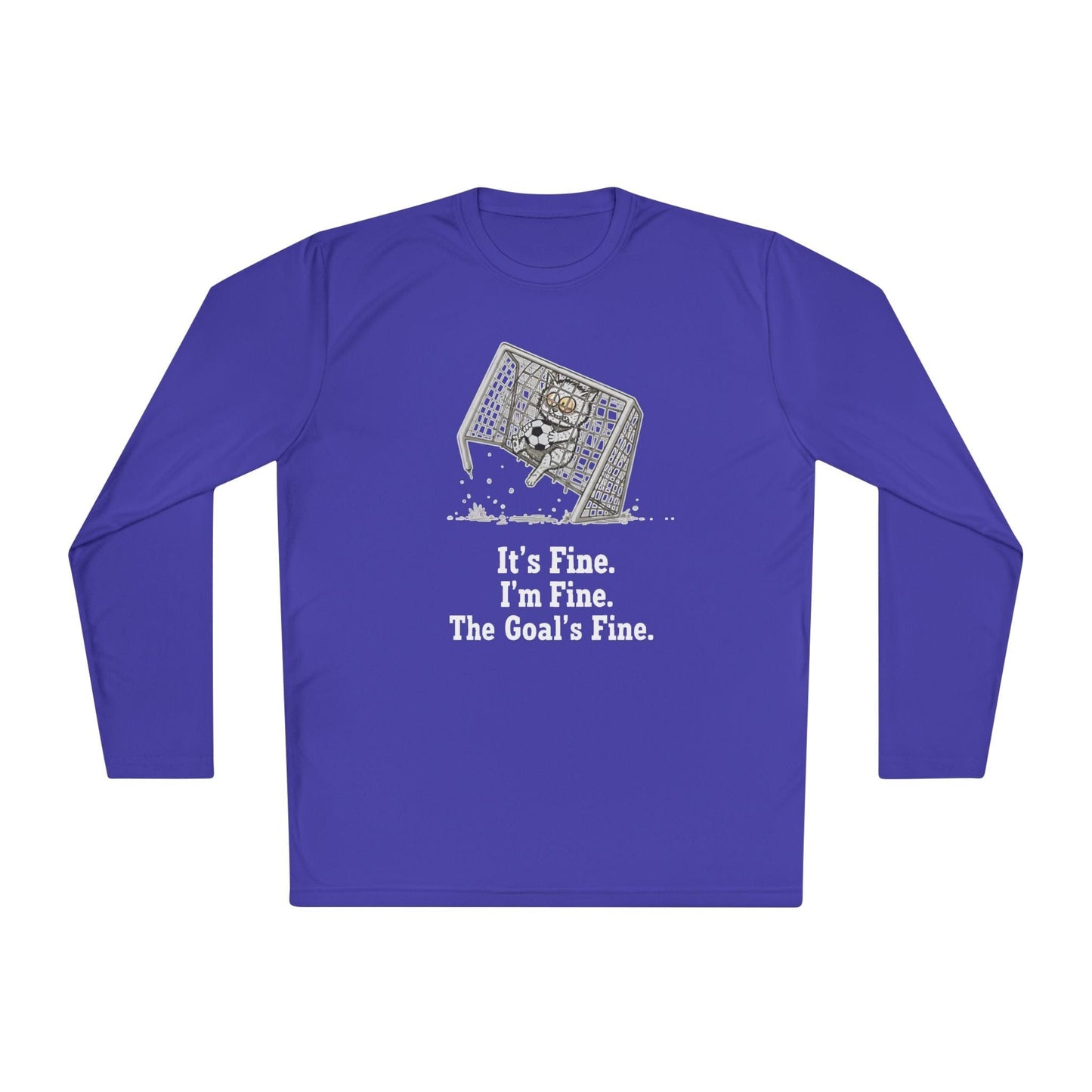 It's Fine, Soccer Lightweight Long Sleeve Tee