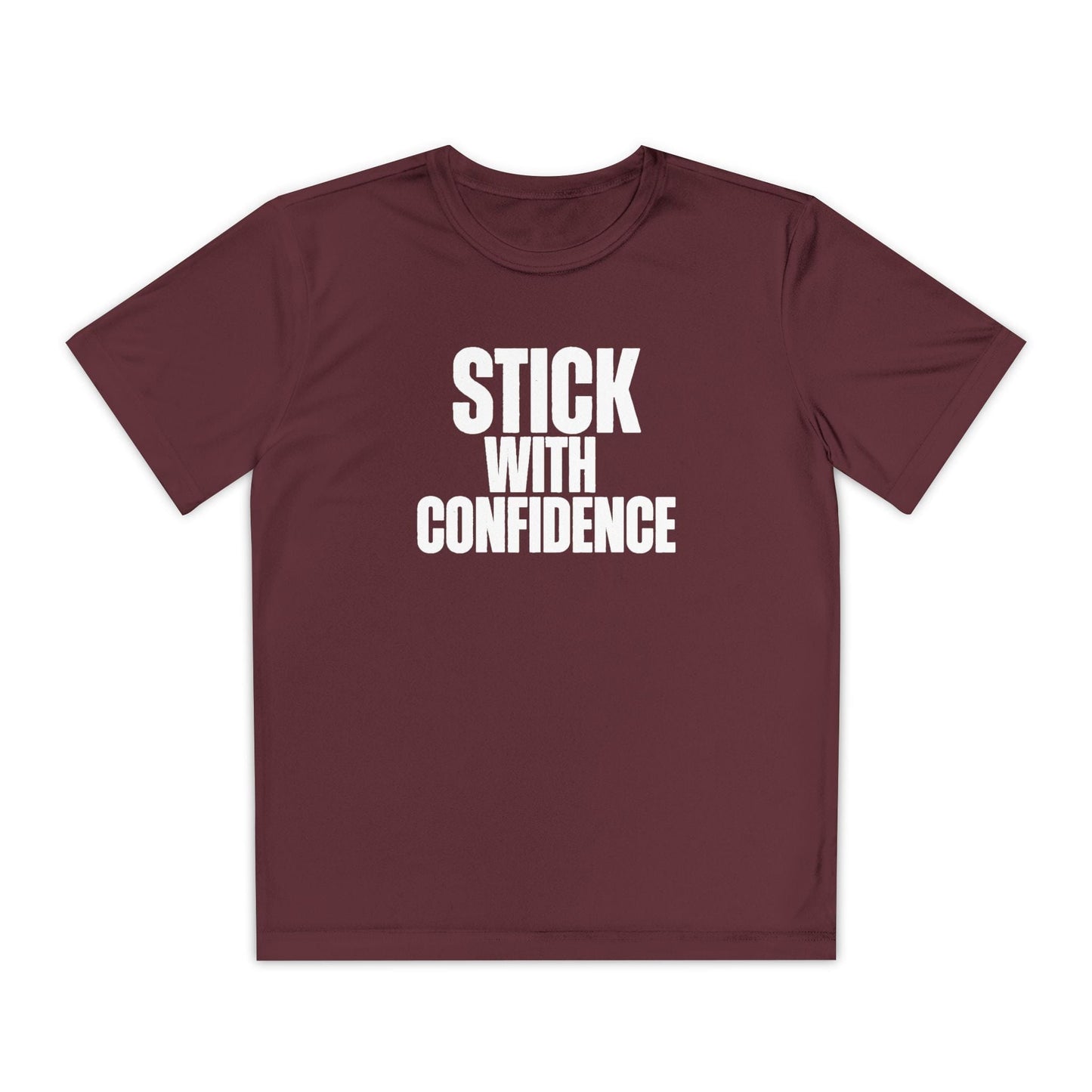 Stick With Confidence Youth Moisture Wicking Tee