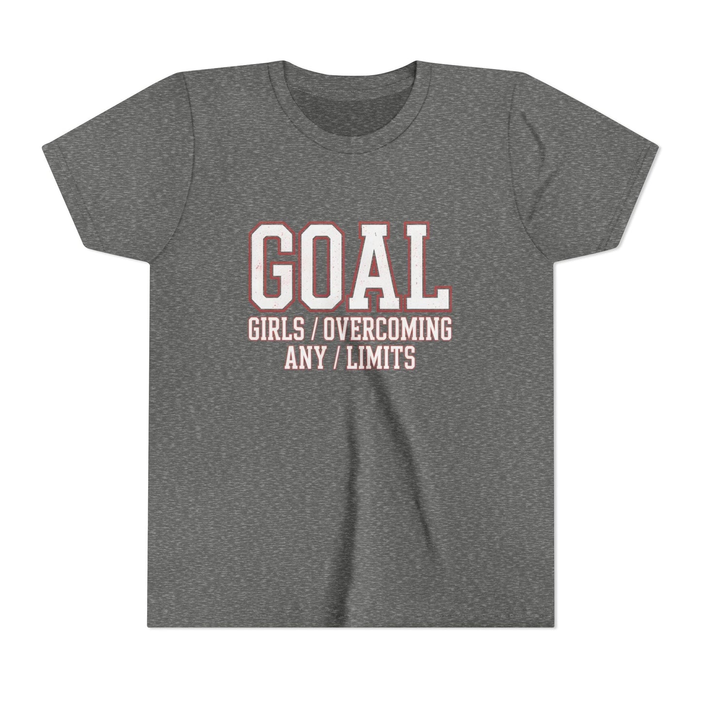 Goal: Girls Overcoming Any Limits Youth Short Sleeve Tee