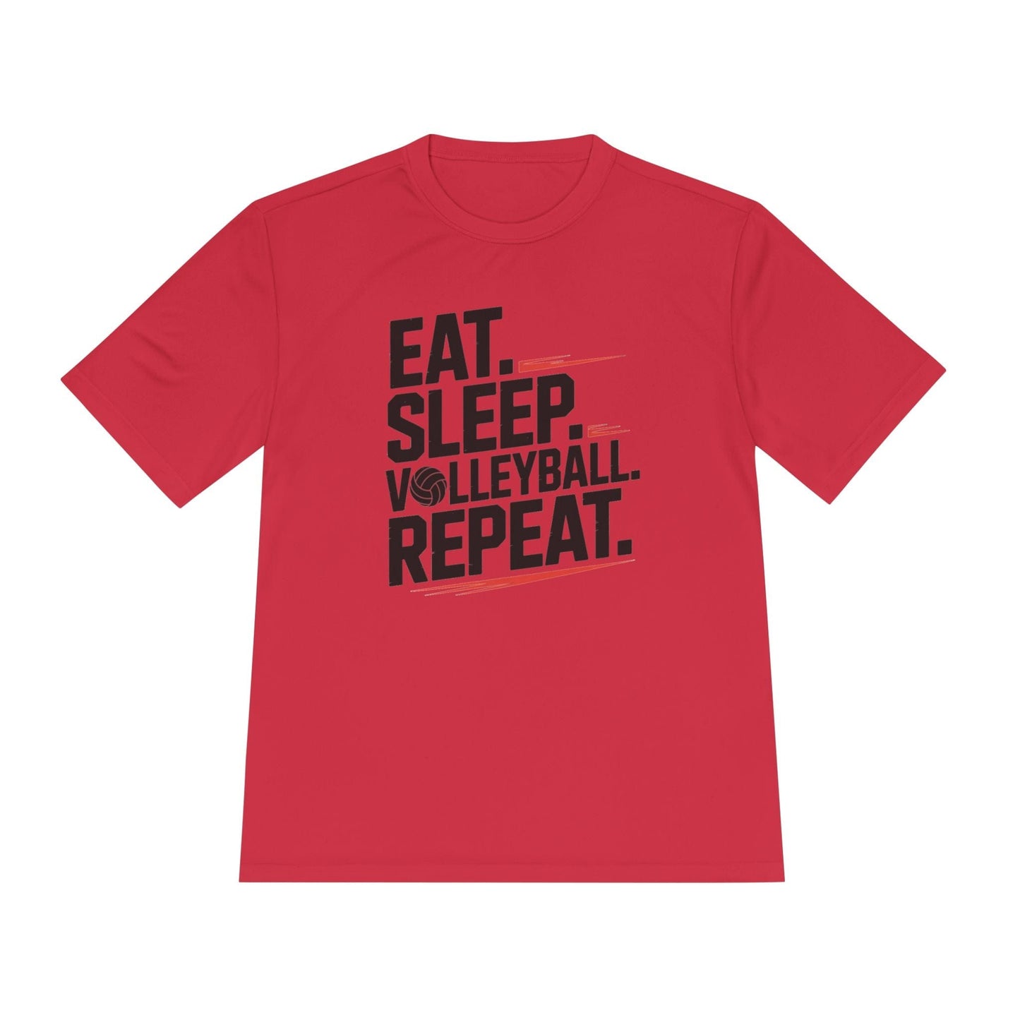 Eat.Sleep.Volleyball.Repeat Unisex Moisture Wicking Tee