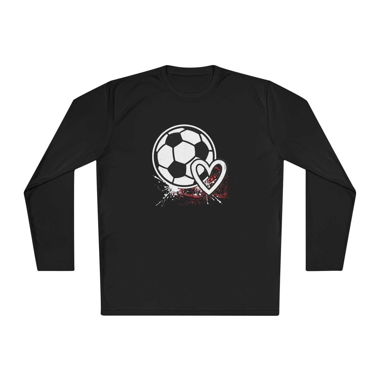 Soccer Is Her Heartbeat  Lightweight Long Sleeve Tee