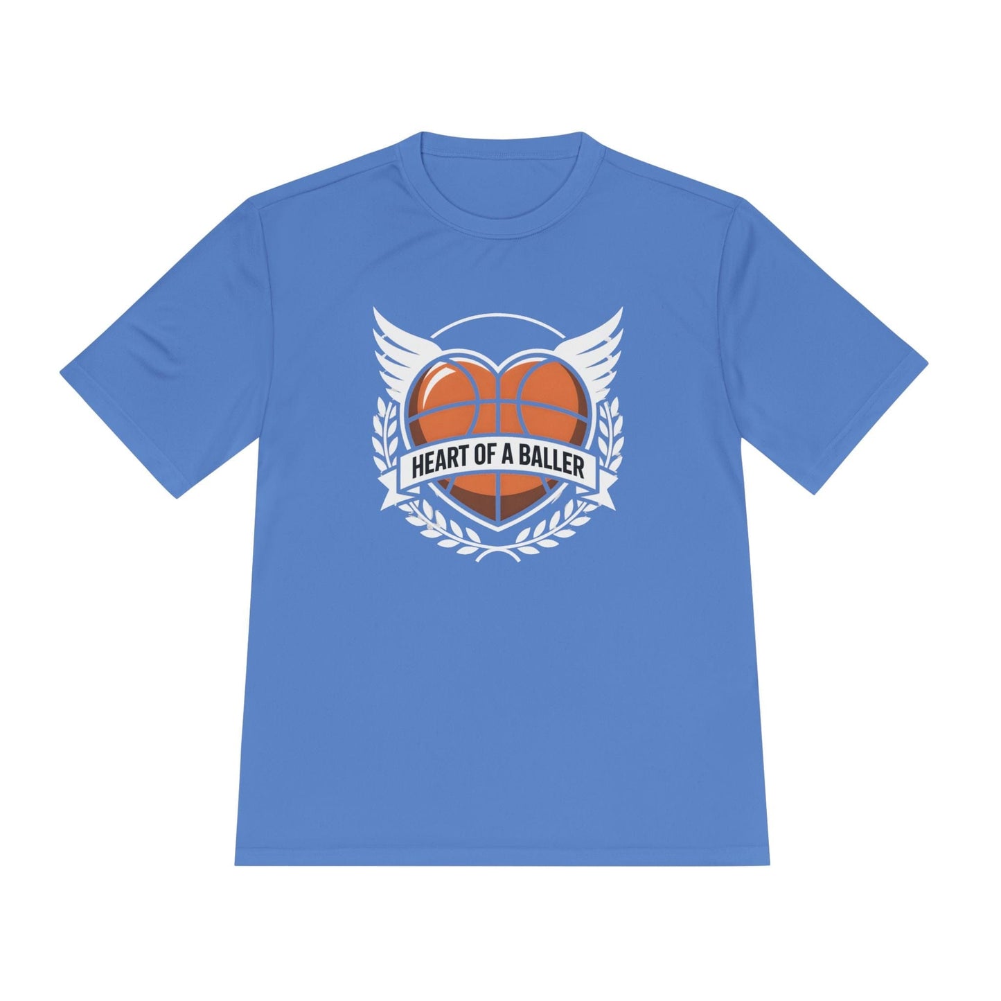 Heart Of A Baller-Basketball  Unisex Moisture Wicking Tee