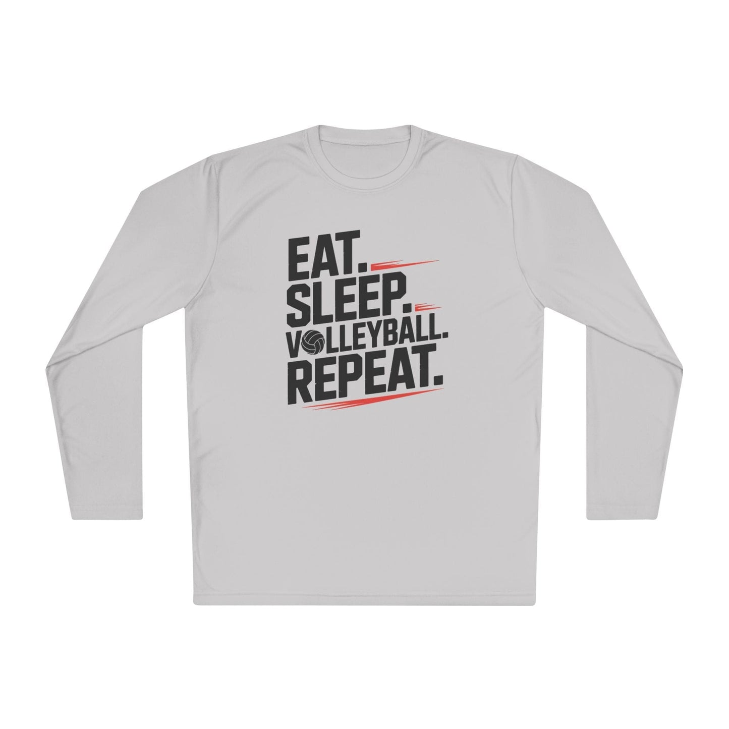 Eat.Sleep.Volleyball.Repeat Lightweight Long Sleeve Tee