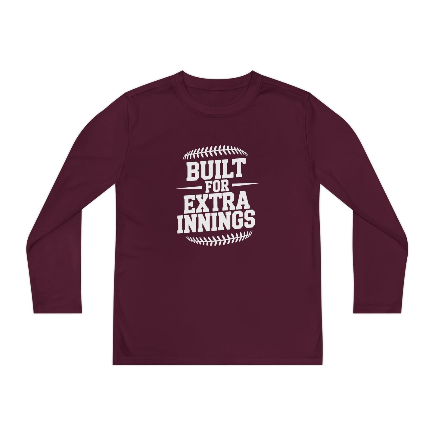 Built For Extra Innings Youth Long Sleeve Competitor Tee
