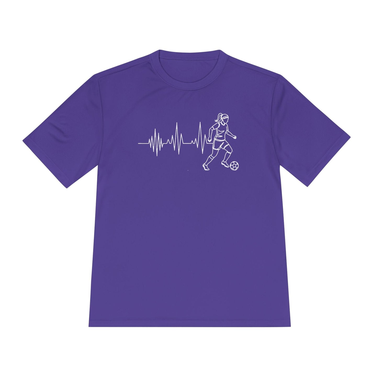 Soccer Heartbeat Unisex Moisture Wicking Tee