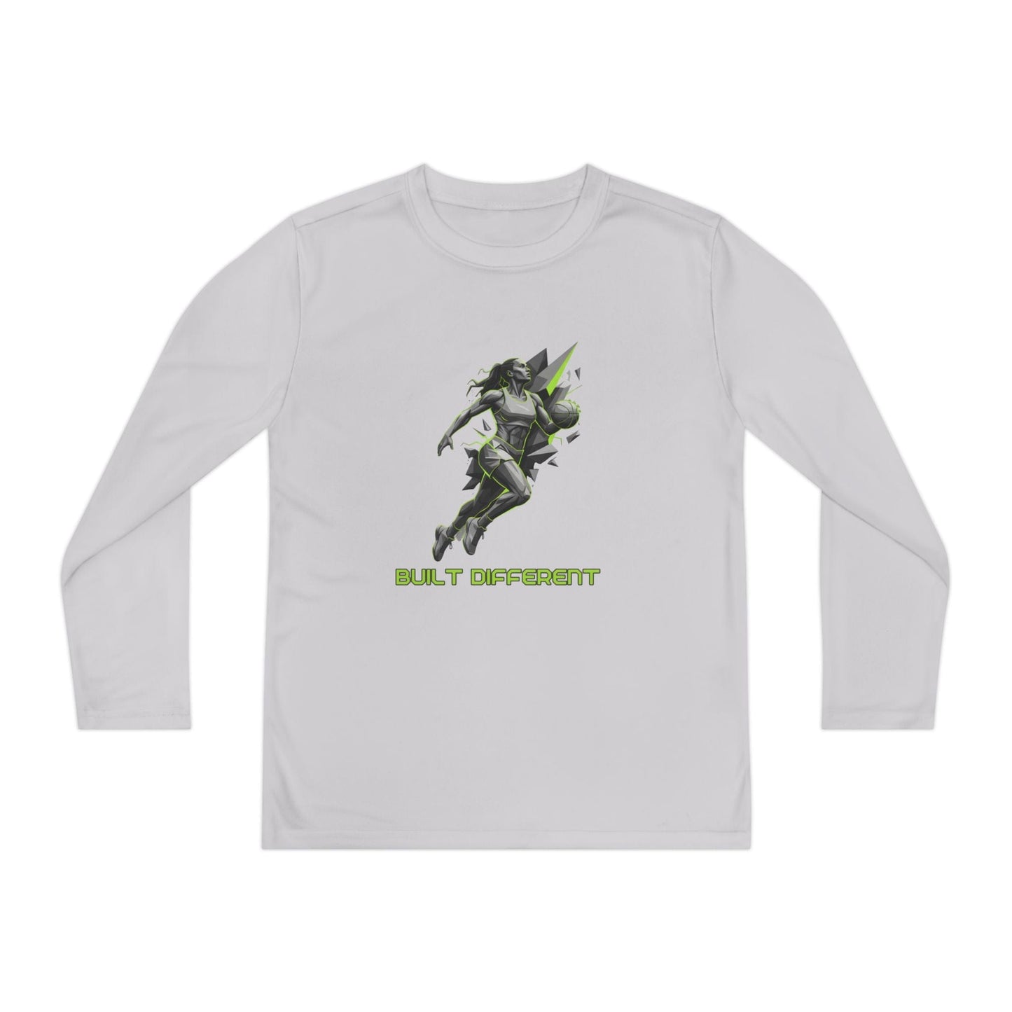 Built Different Youth Long Sleeve Competitor Tee