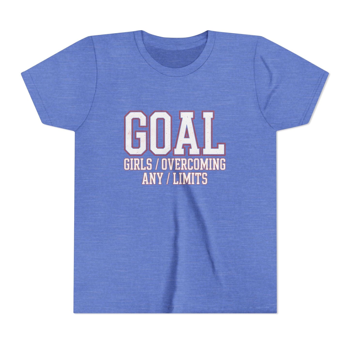 Goal: Girls Overcoming Any Limits Youth Short Sleeve Tee