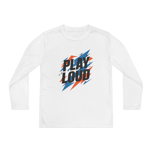 Play Loud Youth Long Sleeve Competitor Tee