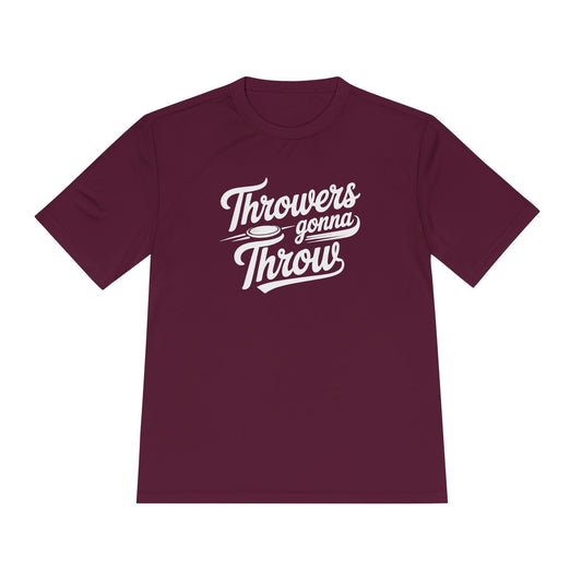 Throwers Gonna Throw Unisex Moisture Wicking Tee