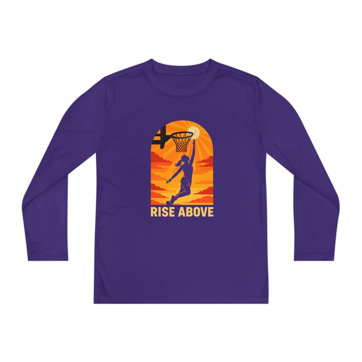 Rise Above Youth Long Sleeve Competitor Tee