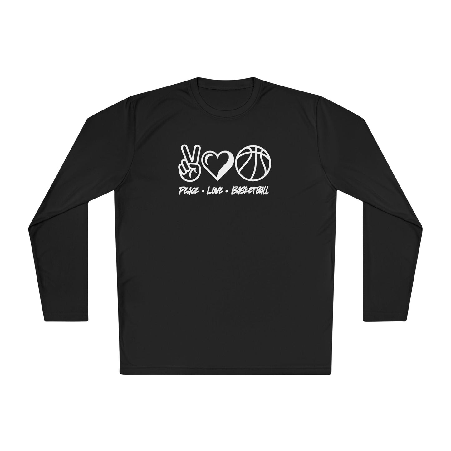 Peace • Love • Basketball  Lightweight Long Sleeve Tee