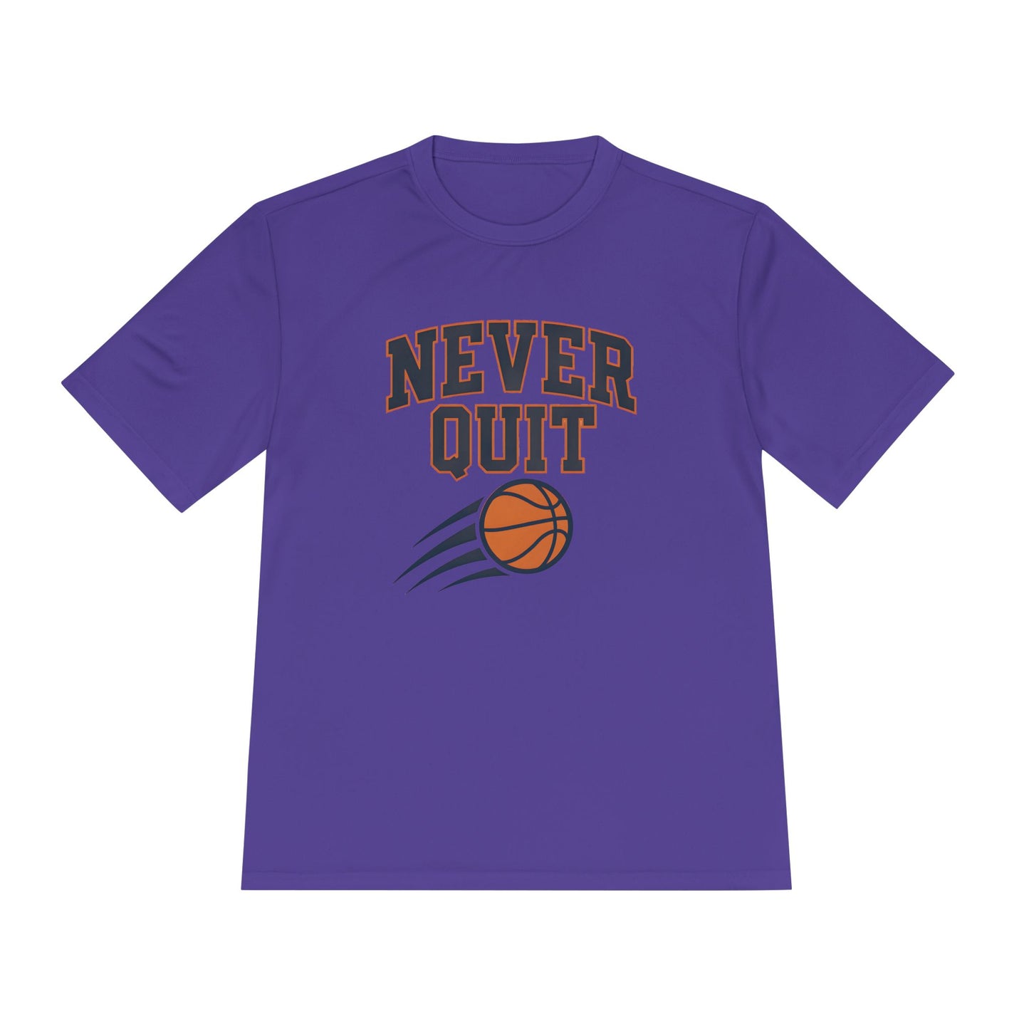 Never Quit Basketball Unisex Moisture Wicking Tee