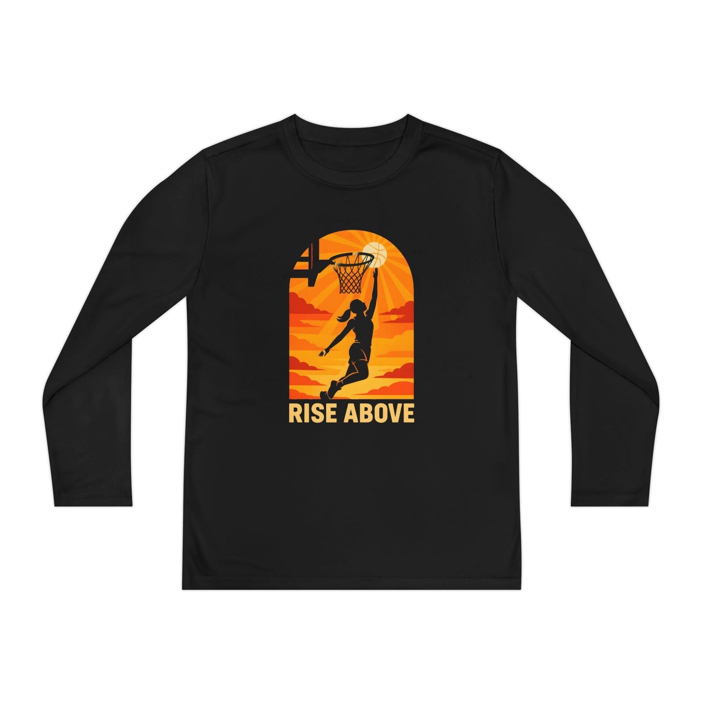 Rise Above Youth Long Sleeve Competitor Tee