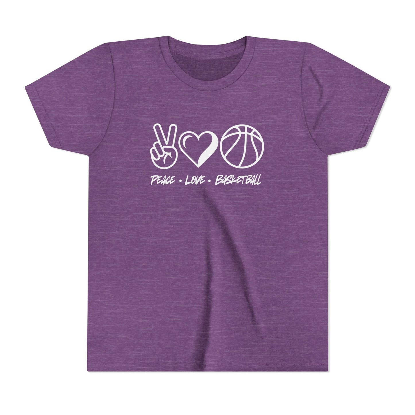Peace • Love • Basketball Youth Short Sleeve Tee