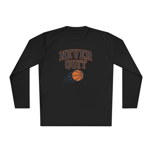 Never Quit Basketball Lightweight Long Sleeve Tee