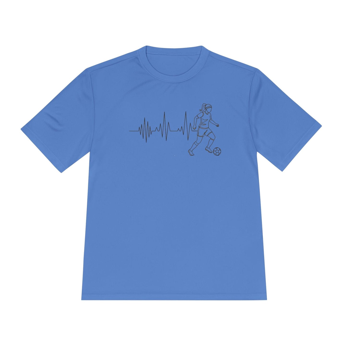 Soccer Heartbeat Unisex Moisture Wicking Tee